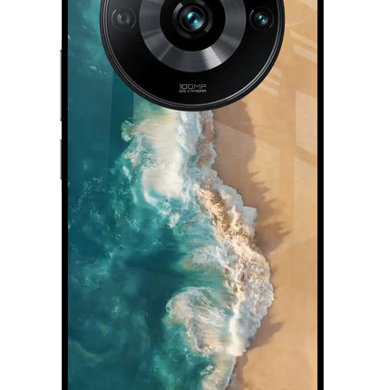 Ocean Beach Realme 11 Pro/Pro+ 5G Glass Case Back Cover by Casekaro