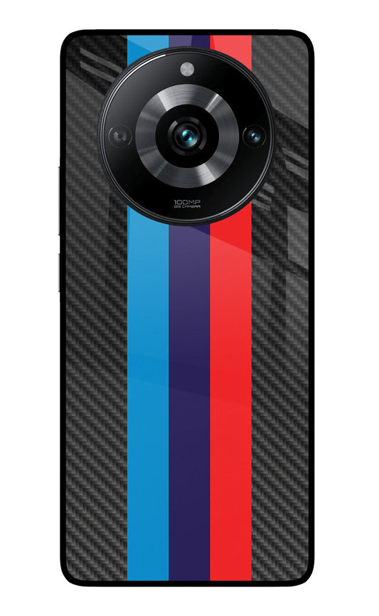 BMW Stripes Pattern Realme 11 Pro/Pro+ 5G Glass Case