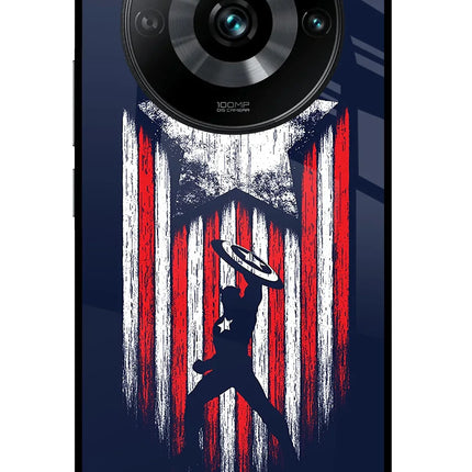 Captain America Marvel Art Realme 11 Pro/Pro+ 5G Glass Case