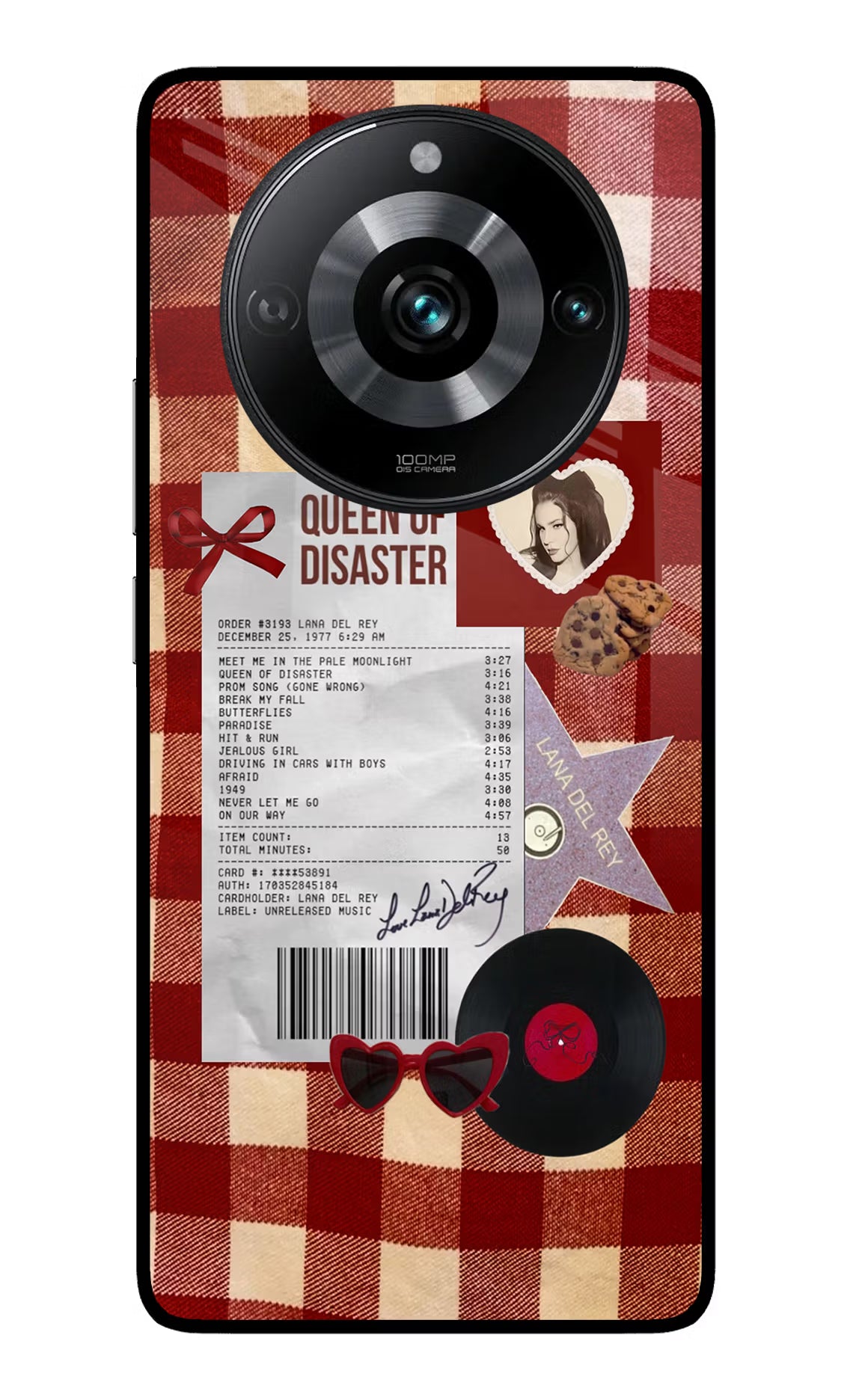 Queen of Disaster Realme 11 Pro/Pro+ 5G Glass Case Back Cover by Casekaro