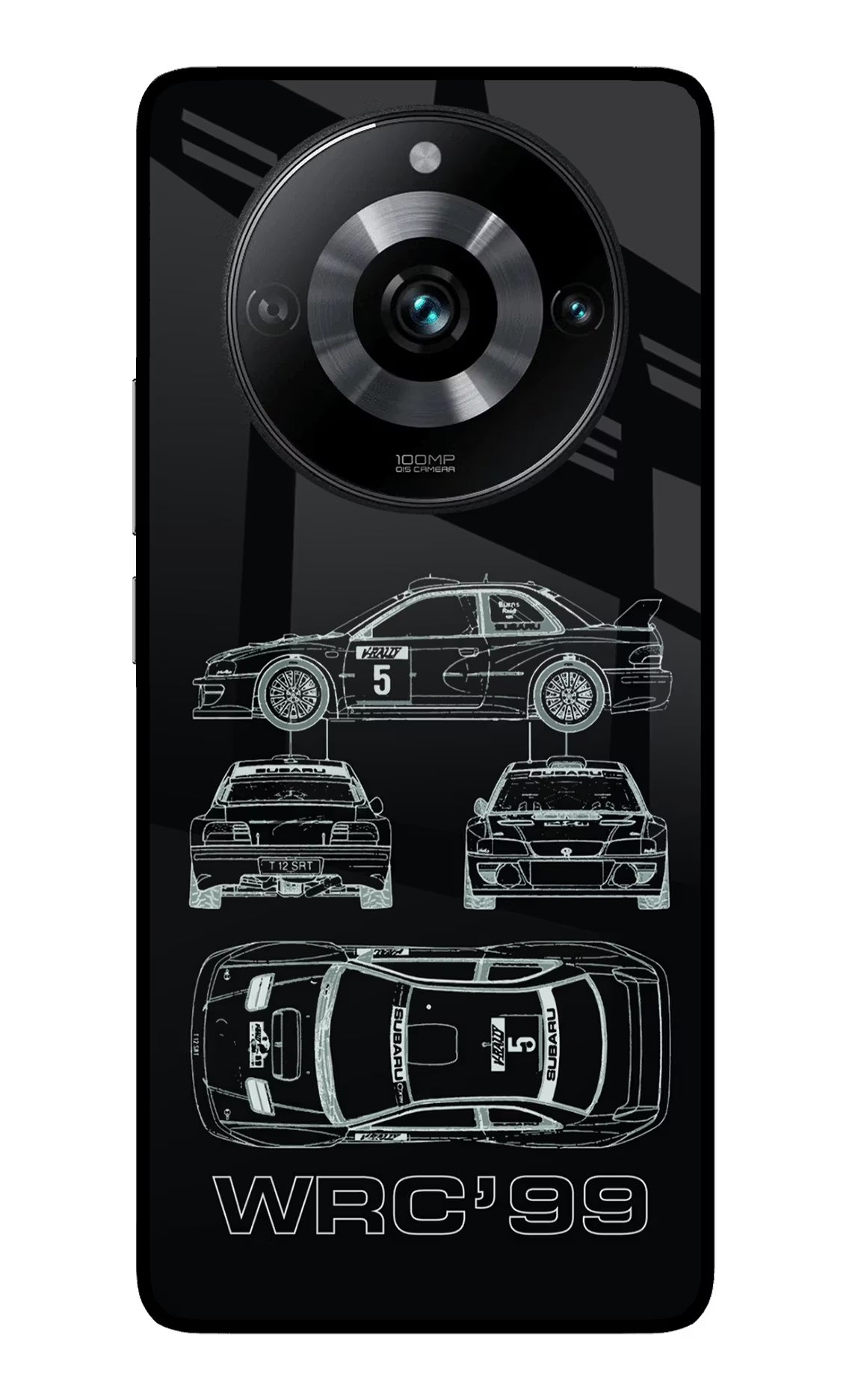 WRC'99 Realme 11 Pro/Pro+ 5G Glass Case Back Cover by Casekaro