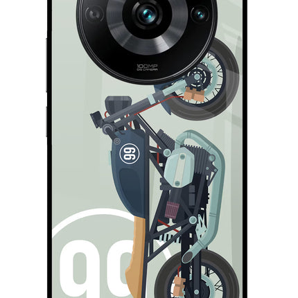 Classic Cafe Racer 99 Realme 11 Pro/Pro+ 5G Glass Case Back Cover by Casekaro