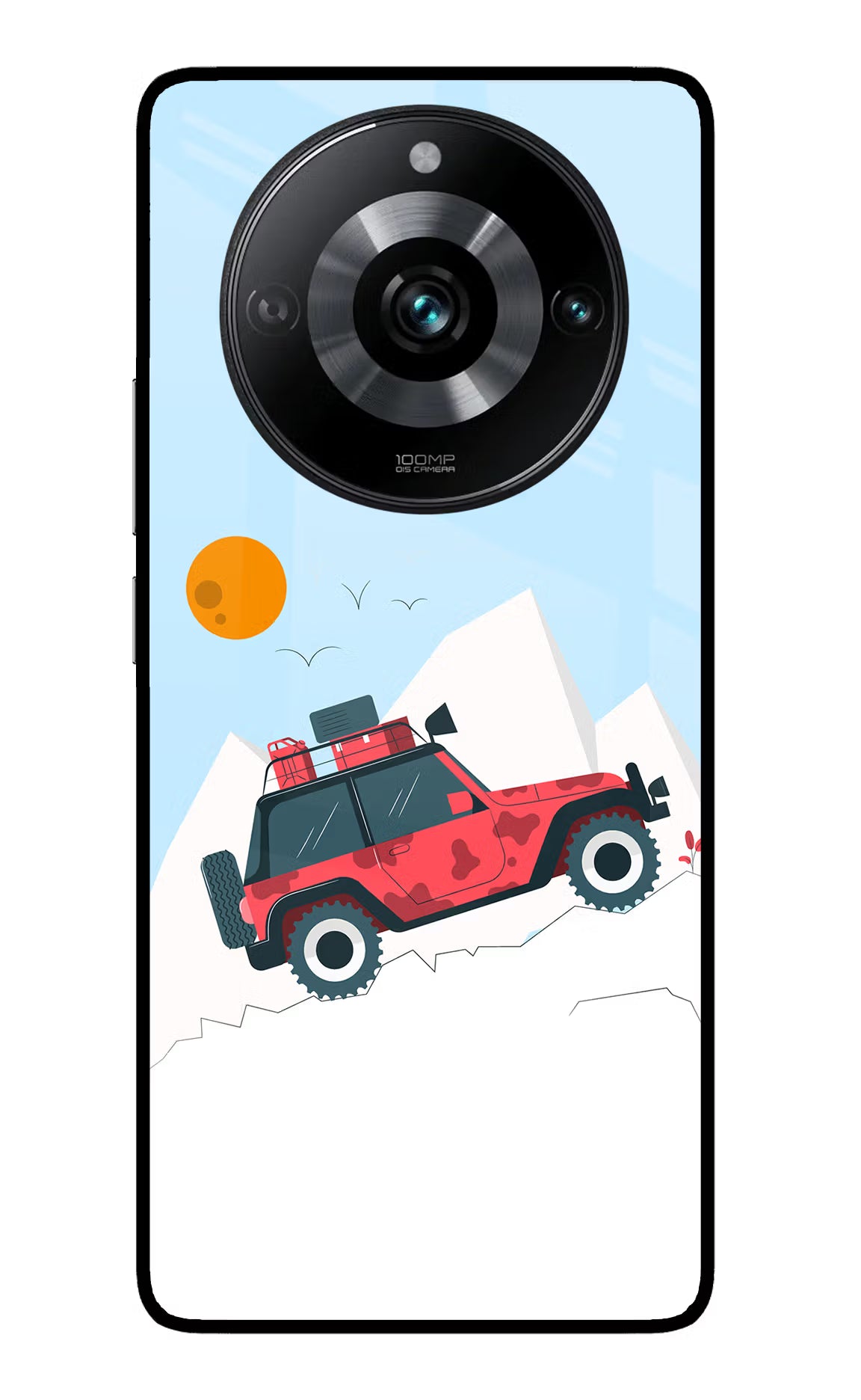 Mountain Trail Beast Realme 11 Pro/Pro+ 5G Glass Case Back Cover by Casekaro