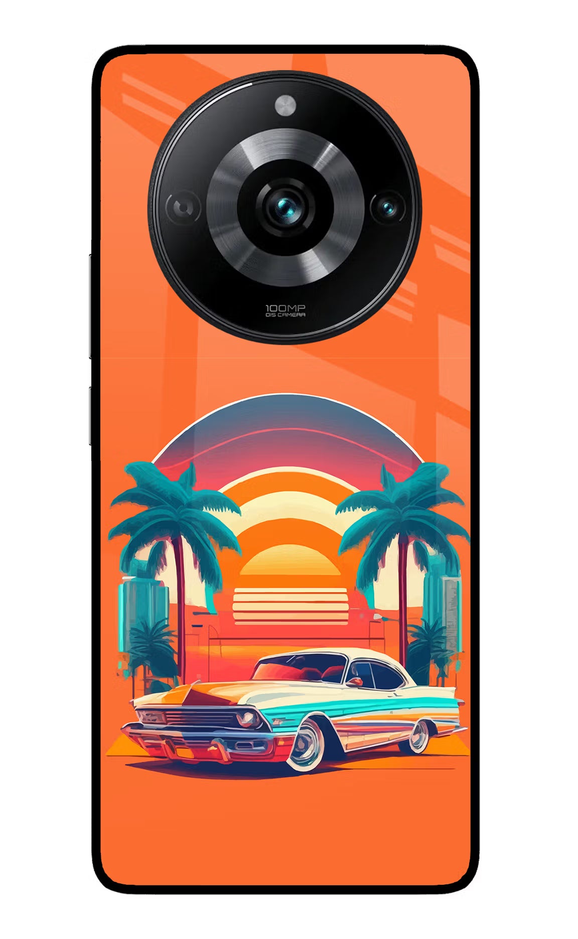 Palm Drive 80s Realme 11 Pro/Pro+ 5G Glass Case