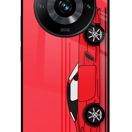 Red Velocity Realme 11 Pro/Pro+ 5G Glass Case