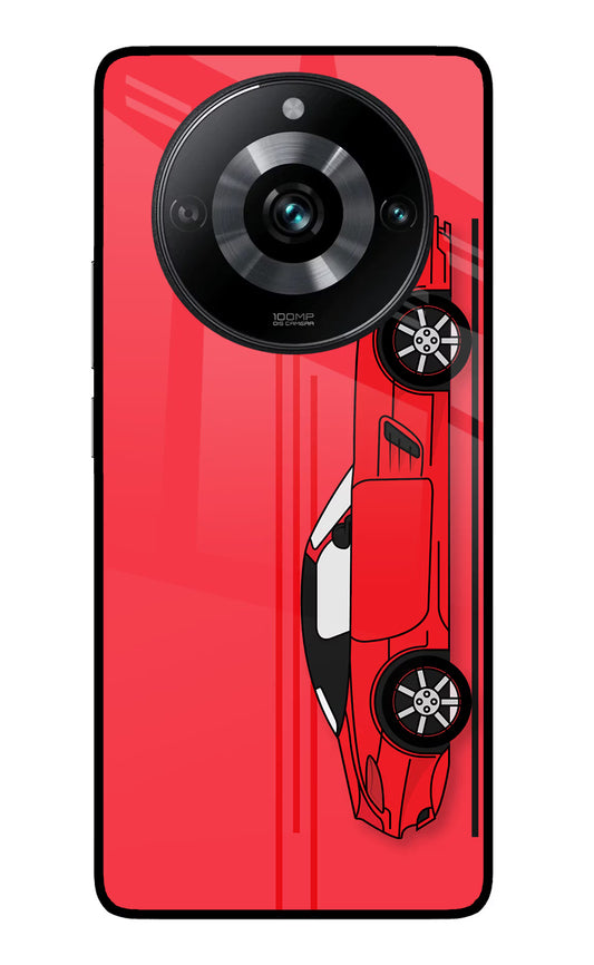 Red Velocity Realme 11 Pro/Pro+ 5G Glass Case