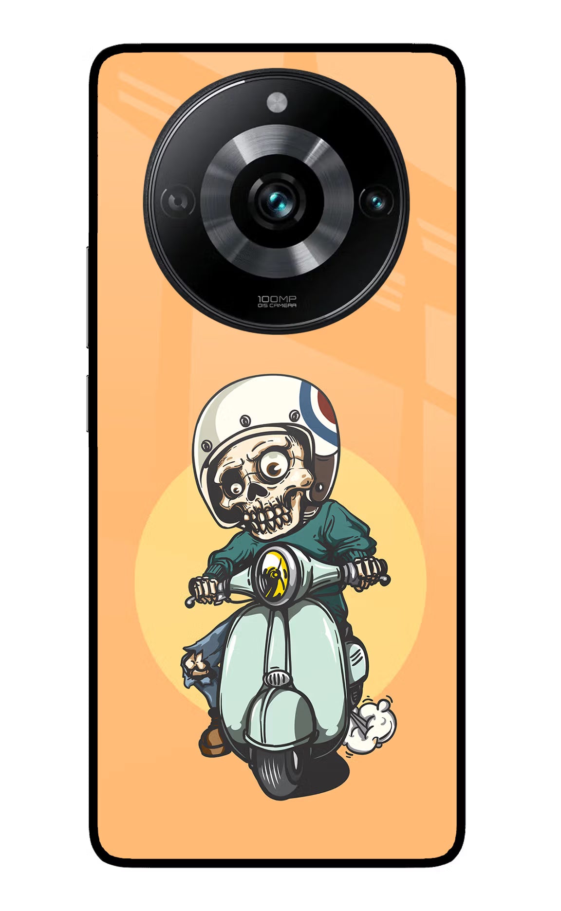 Undead Biker Realme 11 Pro/Pro+ 5G Glass Case Back Cover by Casekaro