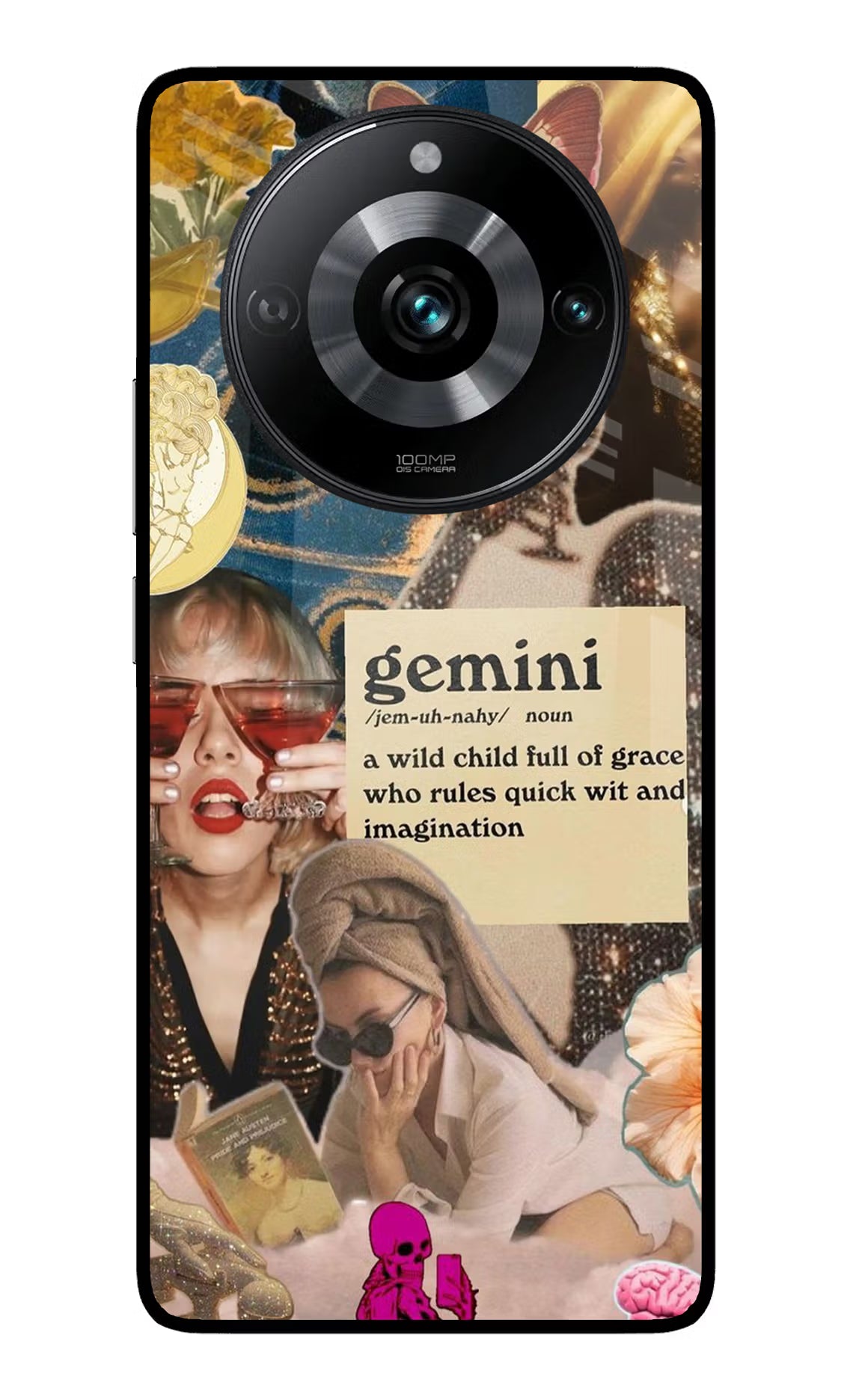 Gemini Zodiac Realme 11 Pro/Pro+ 5G Glass Case Back Cover by Casekaro
