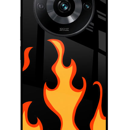 Fired Up – Black Realme 11 Pro/Pro+ 5G Glass Case