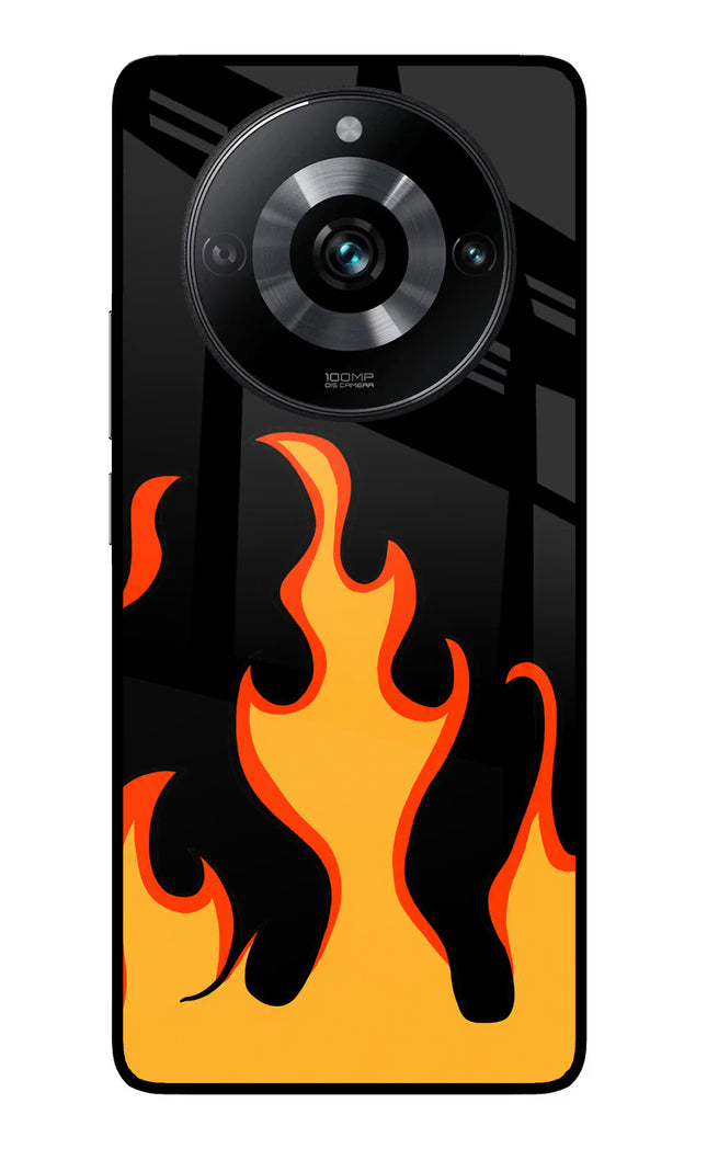 Fired Up – Black Realme 11 Pro/Pro+ 5G Glass Case