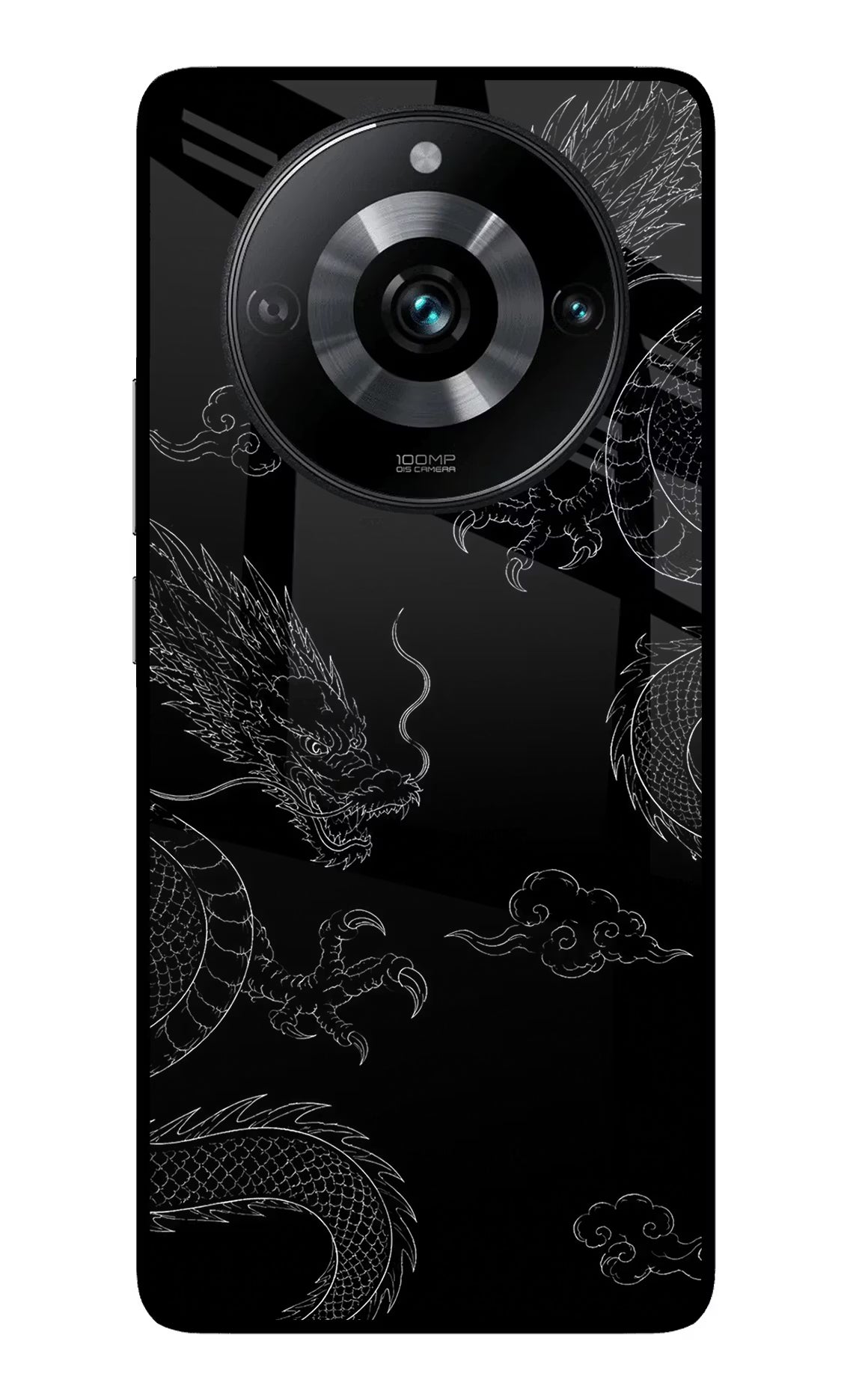Twin Dragons Realme 11 Pro/Pro+ 5G Glass Case Back Cover by Casekaro