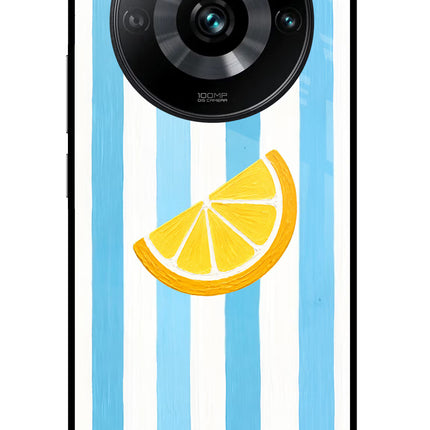 Summer Lemon Realme 11 Pro/Pro+ 5G Glass Case Back Cover by Casekaro