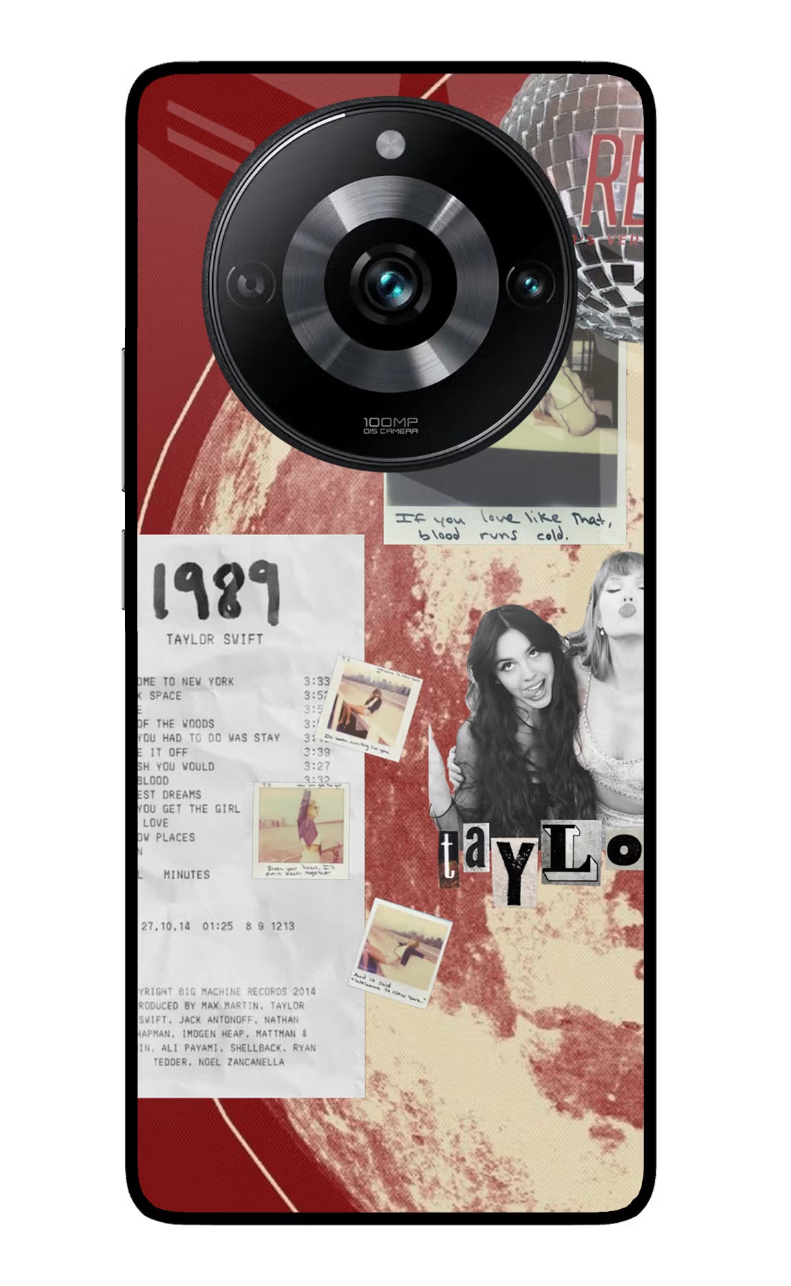 Taylor Swift Realme 11 Pro/Pro+ 5G Glass Case