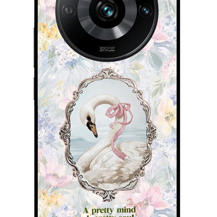 Pretty Mind Pretty Soul Realme 11 Pro/Pro+ 5G Glass Case Back Cover by Casekaro