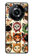 Cool Cat Realme 11 Pro/Pro+ 5G Glass Case