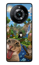 Minecraft Cat Chaos Realme 11 Pro/Pro+ 5G Glass Case
