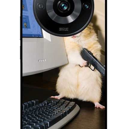 Hacker Hamster Realme 11 Pro/Pro+ 5G Glass Case Back Cover by Casekaro
