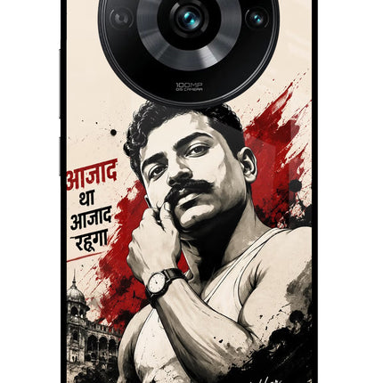 Chandrashekhar Azad Fearless Realme 11 Pro/Pro+ 5G Glass Case Back Cover by Casekaro