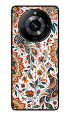 White Mayura Realme 11 Pro/Pro+ 5G Glass Case
