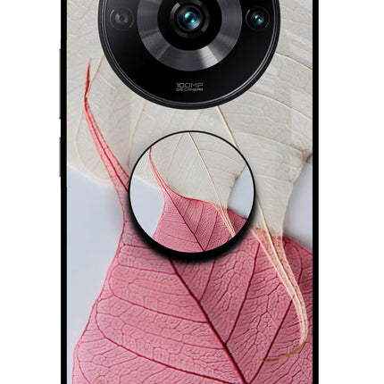 White Pink Leaf Realme 11 Pro/Pro+ 5G Pop Case by Casekaro