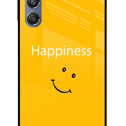 Happiness With Smiley Samsung M34 5G/F34 5G Glass Case