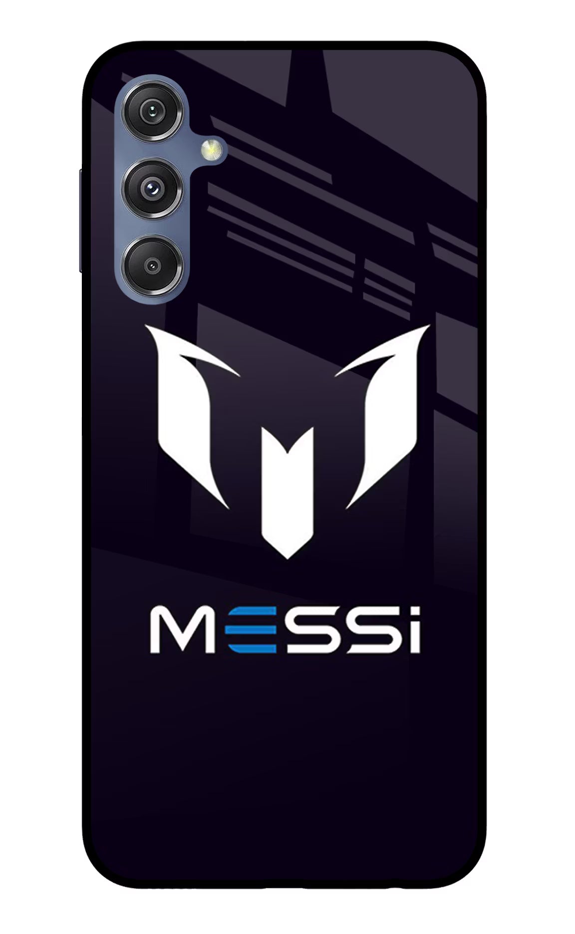 Messi Logo Samsung M34 5G/F34 5G Glass Case Back Cover by Casekaro