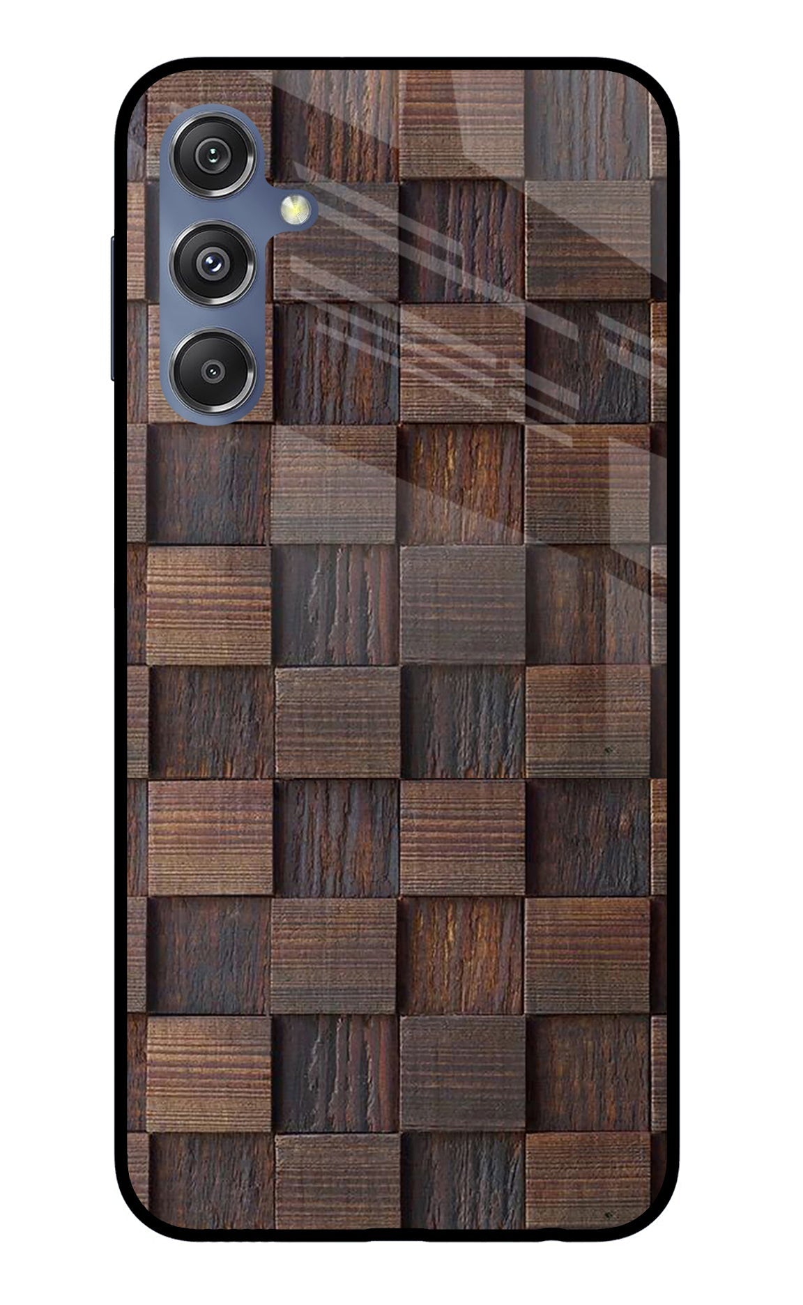 Wooden Cube Design Samsung M34 5G/F34 5G Back Cover