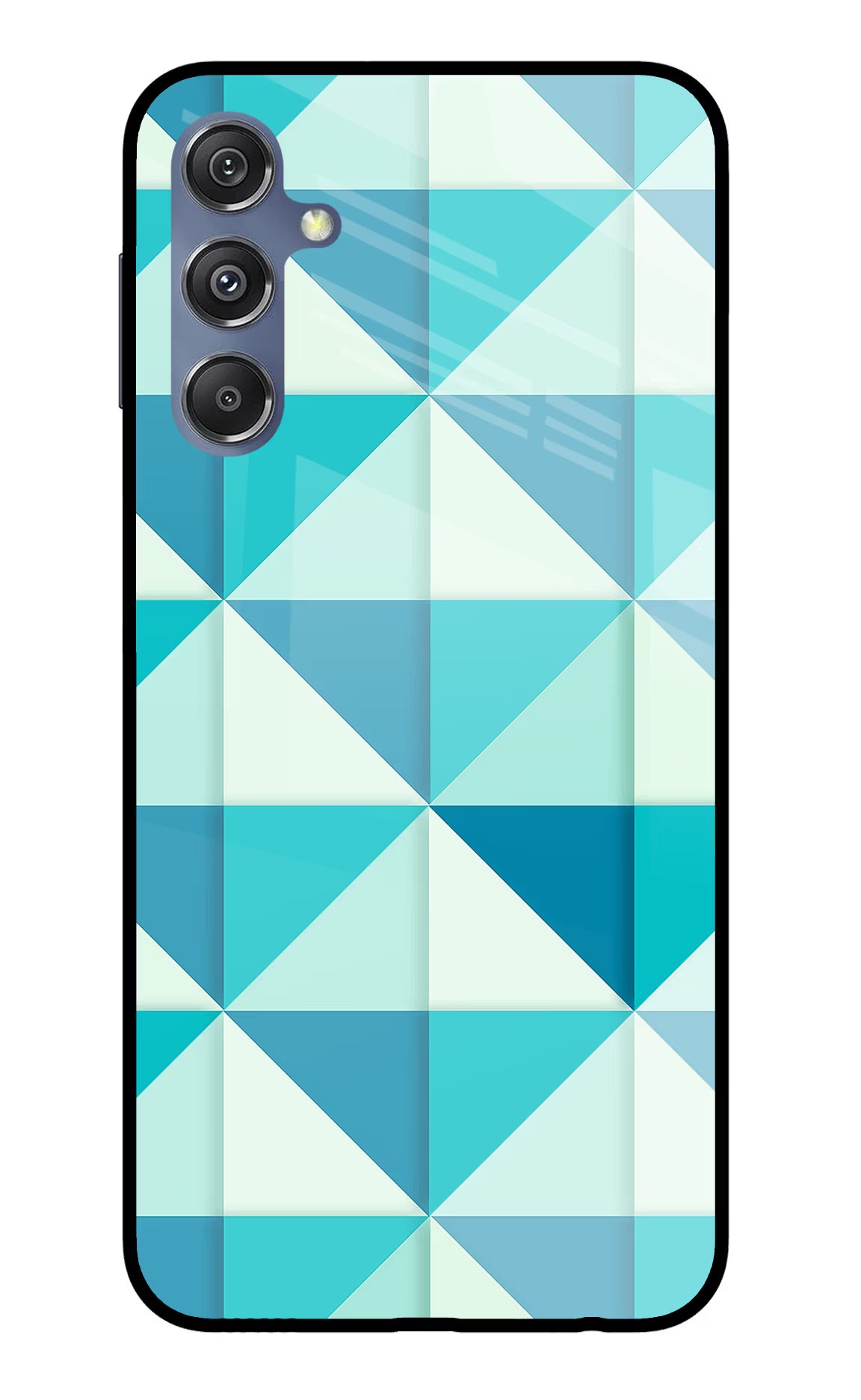 Abstract Samsung M34 5G/F34 5G Glass Case Back Cover by Casekaro