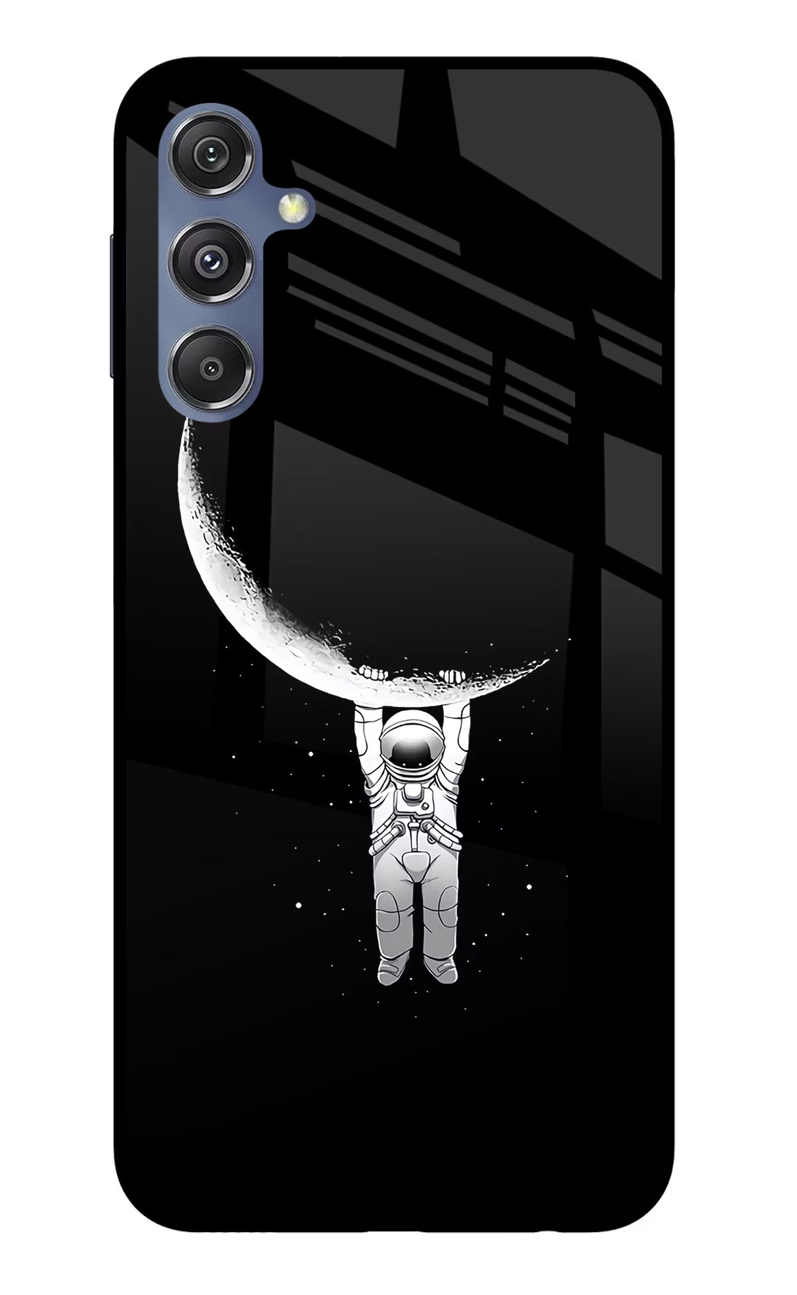 Moon Space Samsung M34 5G/F34 5G Glass Case Back Cover by Casekaro