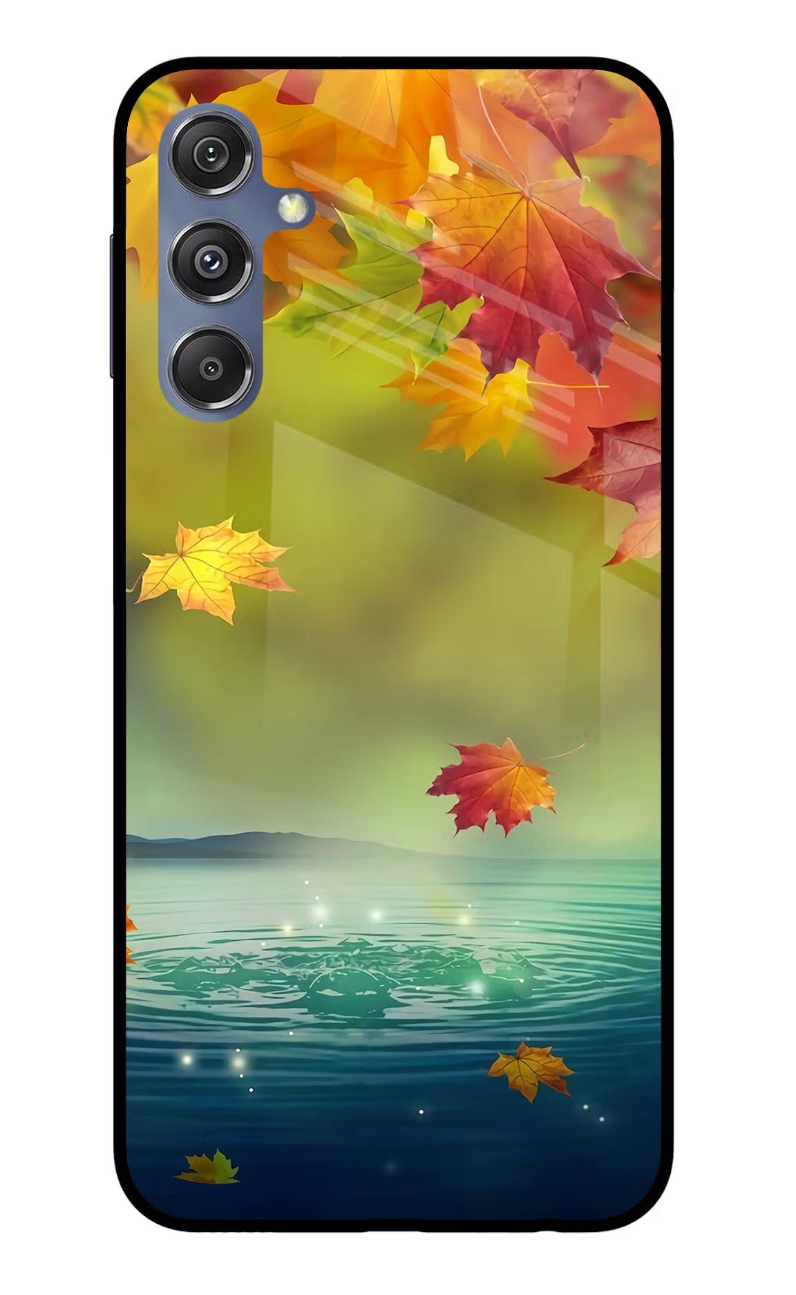 Flowers Samsung M34 5G/F34 5G Glass Case Back Cover by Casekaro