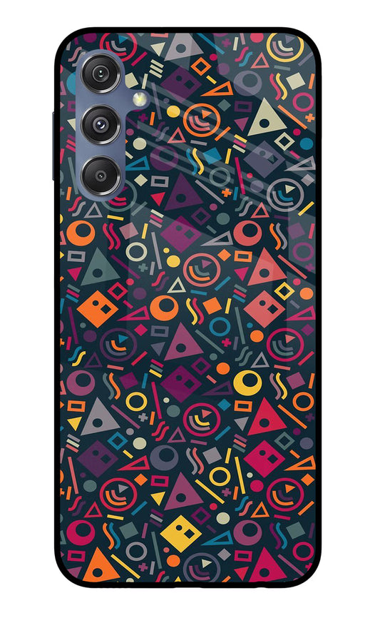 Geometric Abstract Samsung M34 5G/F34 5G Glass Case