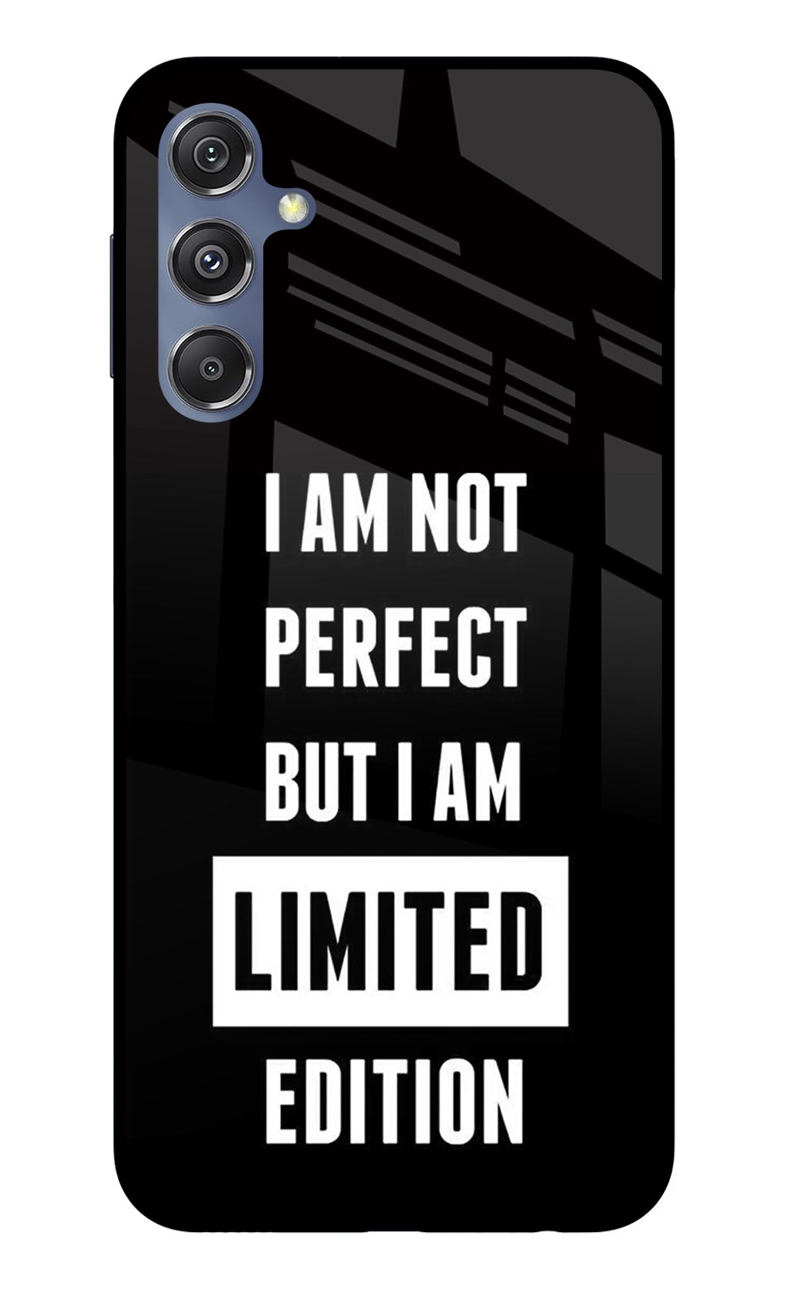 I Am Not Perfect But I Am Limited Edition Samsung M34 5G/F34 5G Back Cover