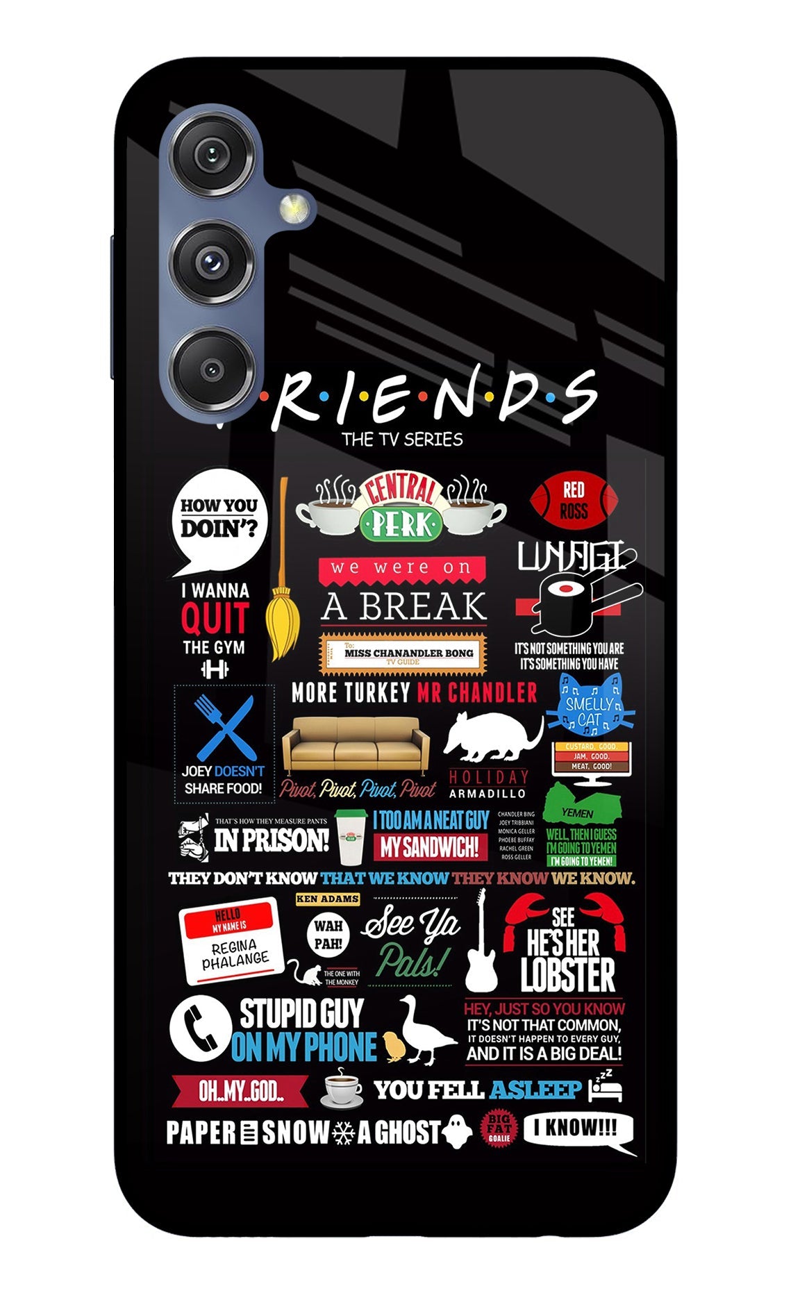 FRIENDS Samsung M34 5G/F34 5G Glass Case