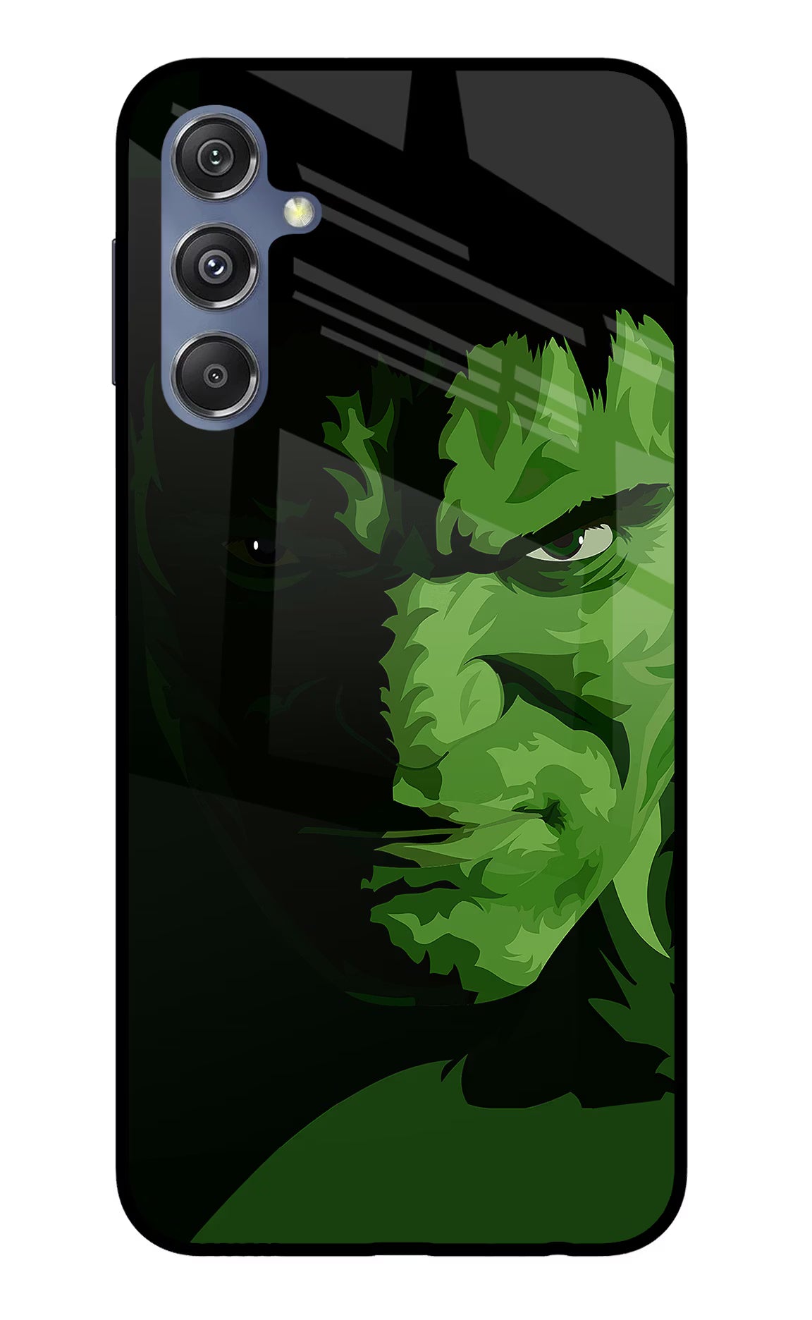 HULK Samsung M34 5G/F34 5G Glass Case Back Cover by Casekaro