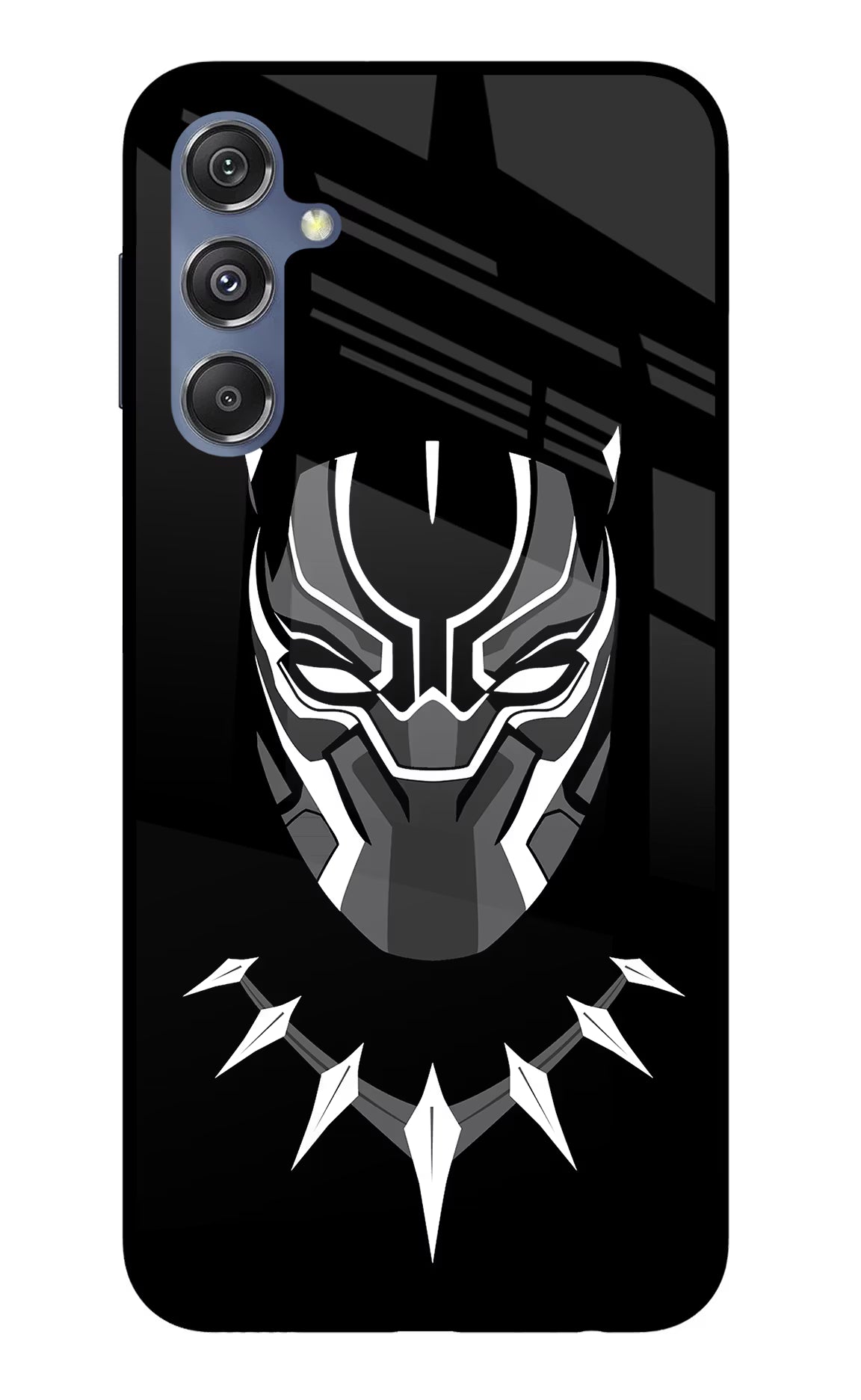 Black Panther Samsung M34 5G/F34 5G Glass Case Back Cover by Casekaro