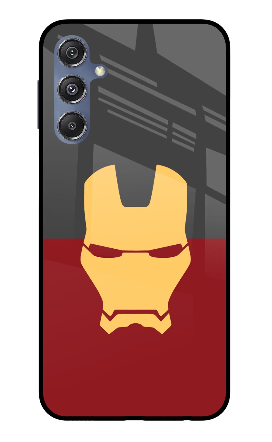 Ironman Samsung M34 5G/F34 5G Glass Case Back Cover by Casekaro