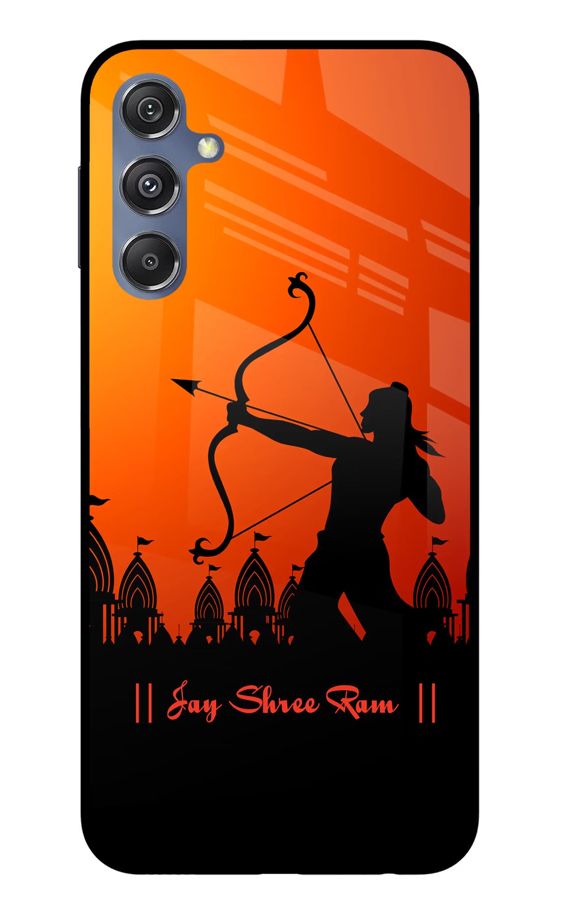 Lord Ram - 4 Samsung M34 5G/F34 5G Glass Case Back Cover by Casekaro