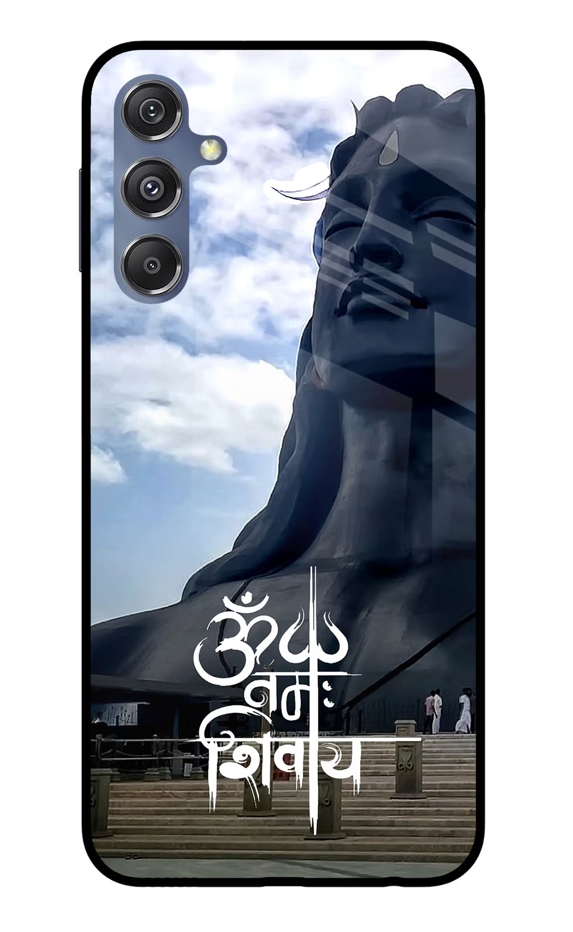 Om Namah Shivay Samsung M34 5G/F34 5G Glass Case Back Cover by Casekaro
