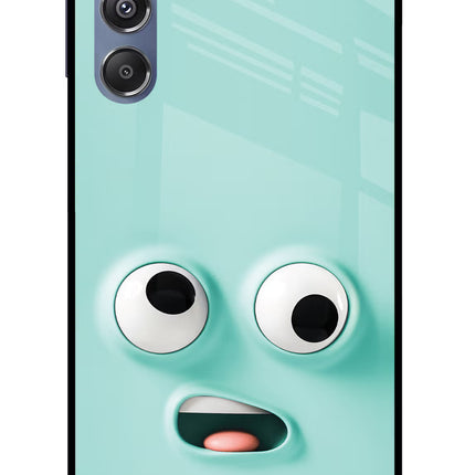 Funny Cartoon Samsung M34 5G/F34 5G Glass Case Back Cover by Casekaro
