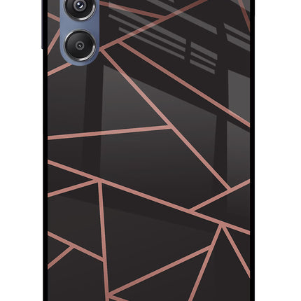 Geometric Pattern Samsung M34 5G/F34 5G Glass Case Back Cover by Casekaro