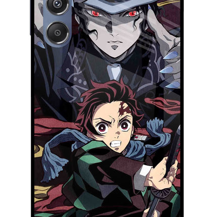 Demon Slayer Samsung M34 5G/F34 5G Glass Case Back Cover by Casekaro