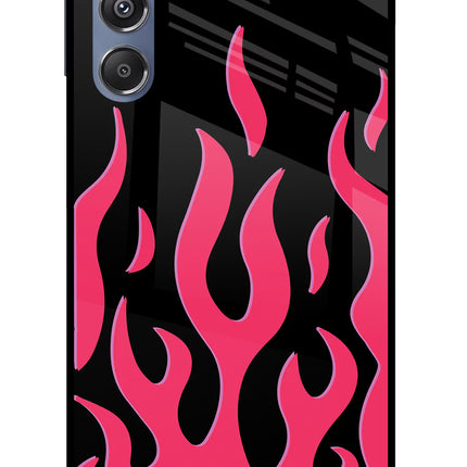 Fire Flames Samsung M34 5G/F34 5G Glass Case