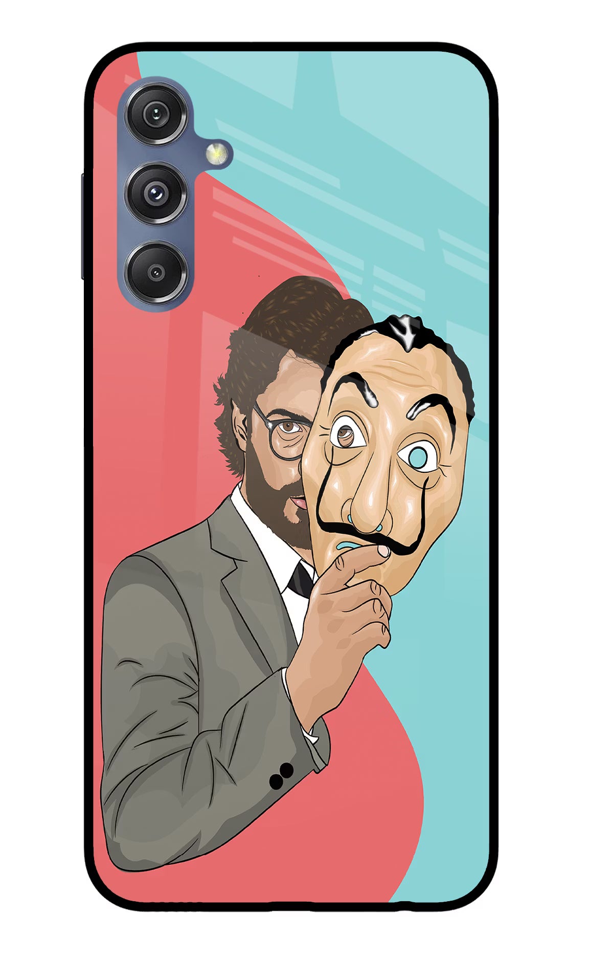 Professor Samsung M34 5G/F34 5G Glass Case Back Cover by Casekaro