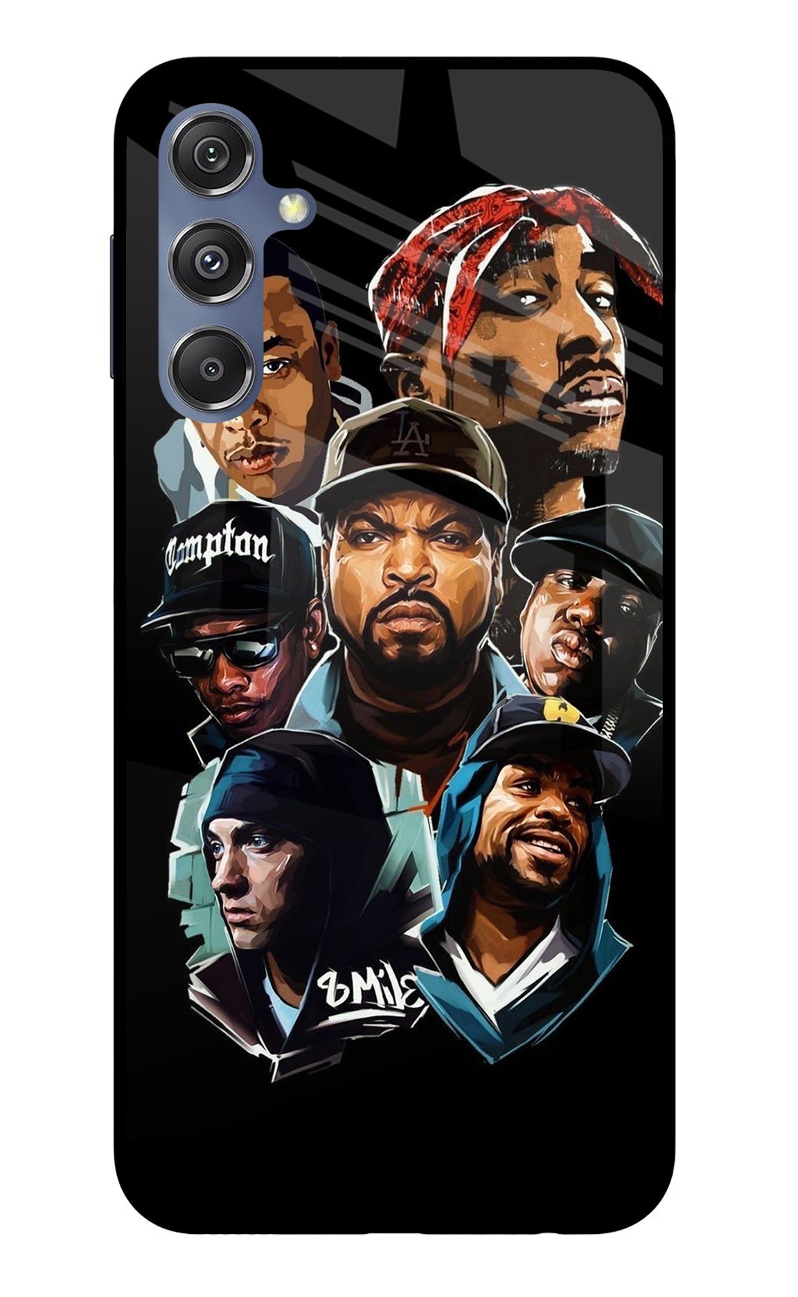 Rappers Samsung M34 5G/F34 5G Glass Case