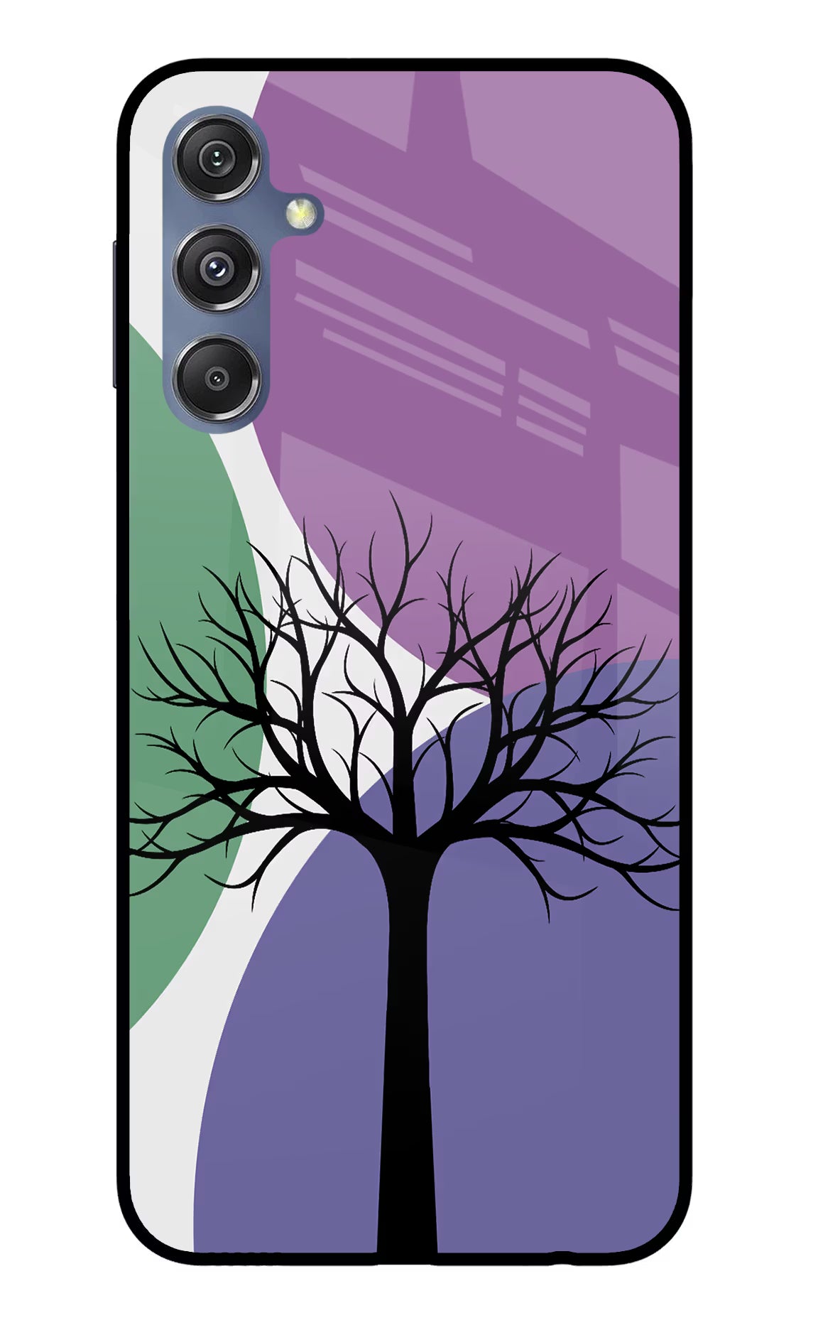 Tree Art Samsung M34 5G/F34 5G Glass Case Back Cover by Casekaro