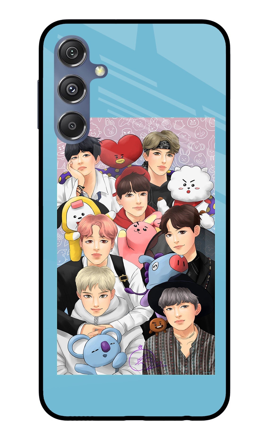 BTS with animals Samsung M34 5G/F34 5G Back Cover