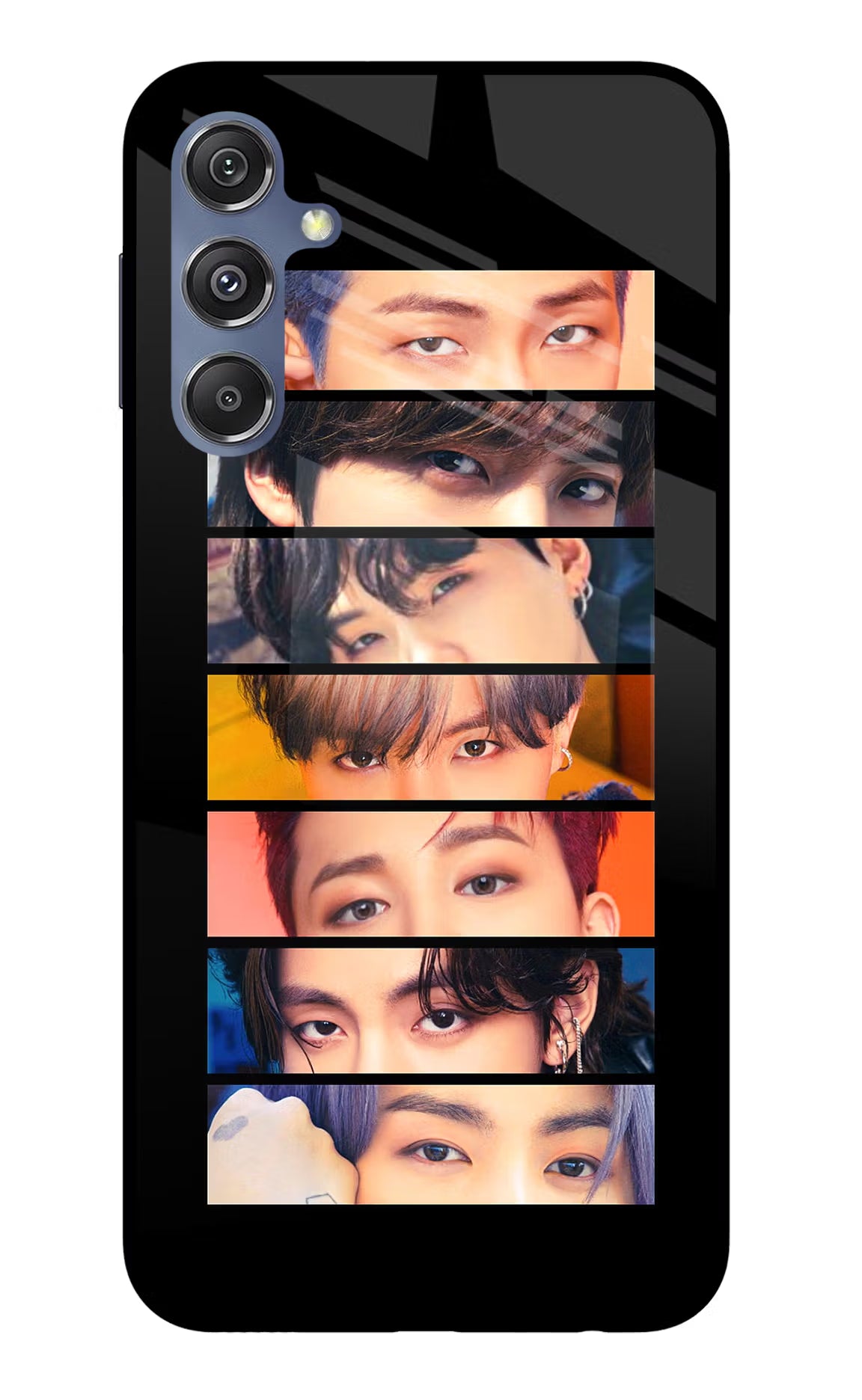 BTS Eyes Samsung M34 5G/F34 5G Glass Case Back Cover by Casekaro