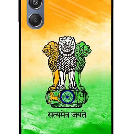 Satyamev Jayate Flag Samsung M34 5G/F34 5G Glass Case