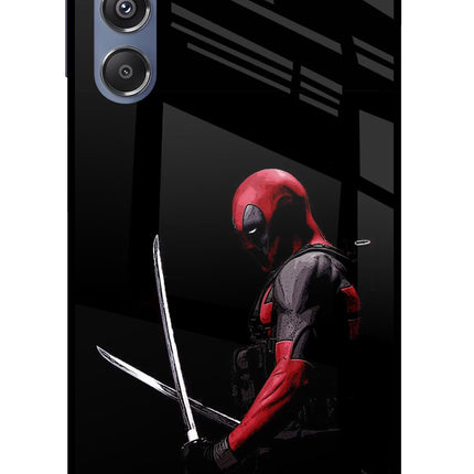 Deadpool Samsung M34 5G/F34 5G Glass Case Back Cover by Casekaro