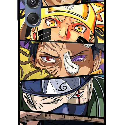 Naruto Character Samsung M34 5G/F34 5G Glass Case Back Cover by Casekaro